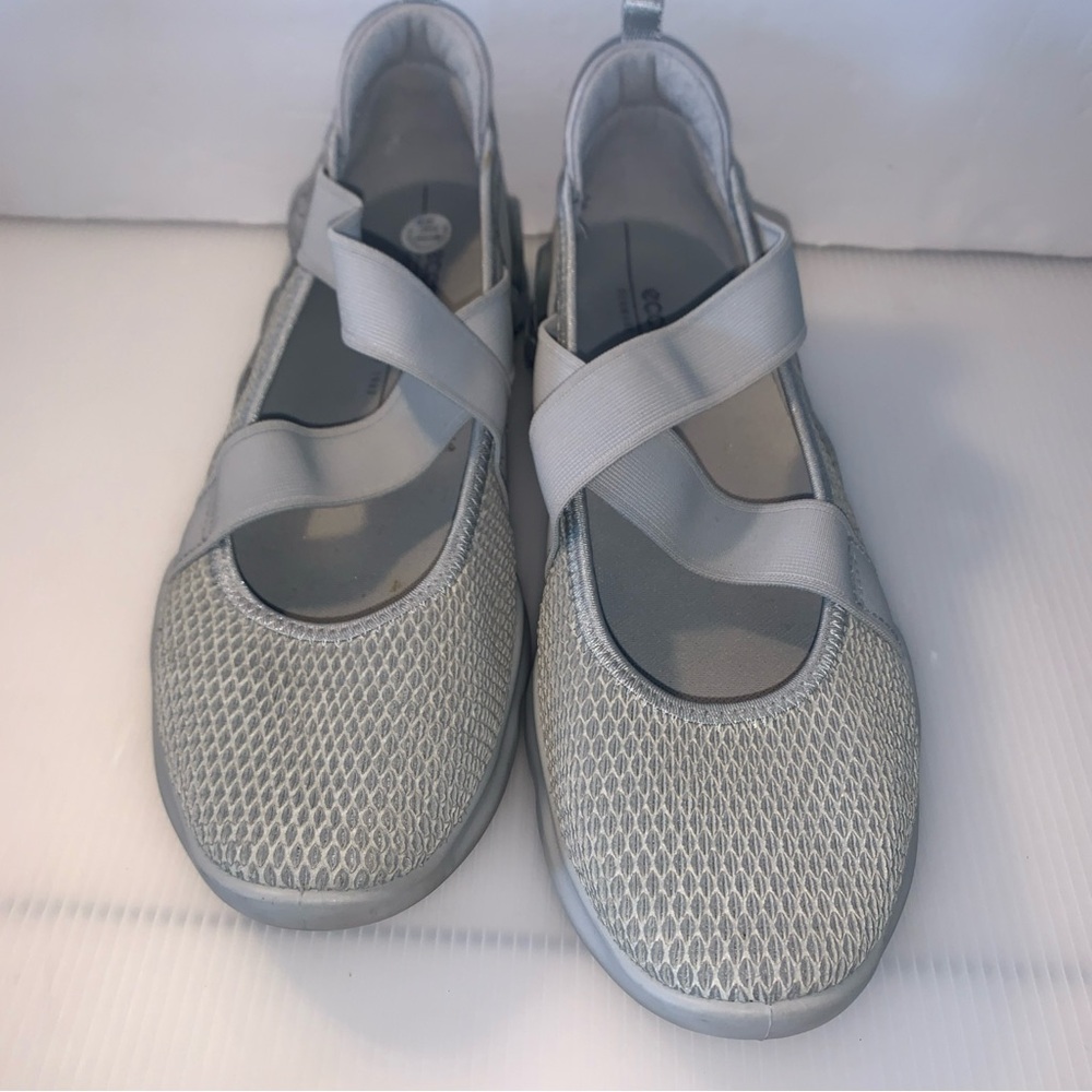 Ecco Light Gray Mesh Shoes phoneme size:39/8.5